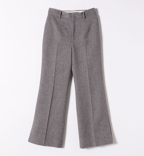 quaranciel「quaranciel:〈洗濯機可能〉ポリエステル サージ セミ フレア パンツ」|その他|