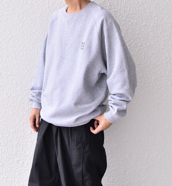 SHIPS any「SHIPS any: BLAH BLAH BLAH. ワンポイント 刺繍 ラグラン ルーズ スウェット◇」|スウェット・ジャージ|