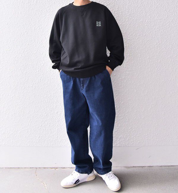 SHIPS any「SHIPS any: BLAH BLAH BLAH. ワンポイント 刺繍 ラグラン ルーズ スウェット◇」|スウェット・ジャージ|