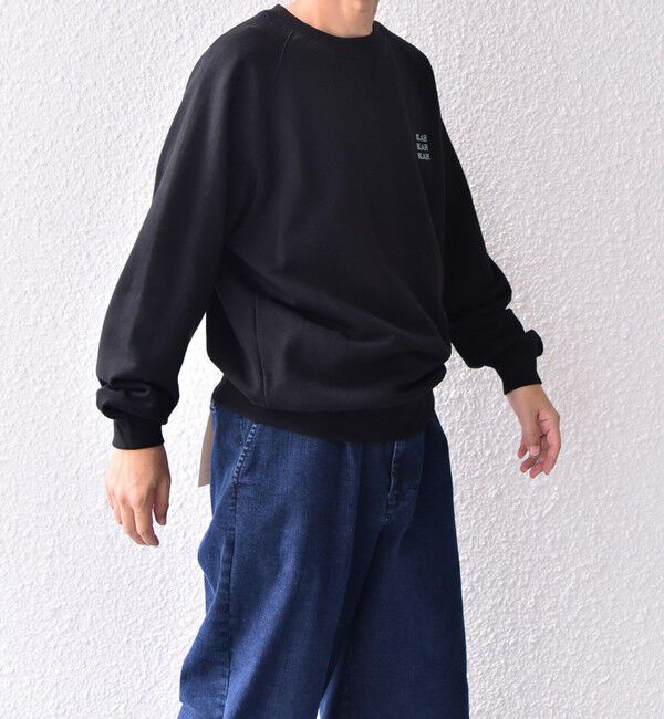 SHIPS any「SHIPS any: BLAH BLAH BLAH. ワンポイント 刺繍 ラグラン ルーズ スウェット◇」|スウェット・ジャージ|