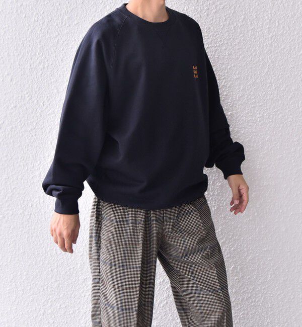 SHIPS any「SHIPS any: BLAH BLAH BLAH. ワンポイント 刺繍 ラグラン ルーズ スウェット◇」|スウェット・ジャージ|