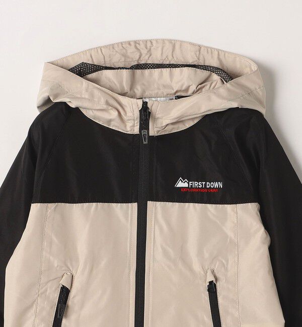 SHIPS Colors 「【SHIPS Colors 別注】FIRST DOWN:90～140cm /ライト フード ブルゾン」|ブルゾン・スタジャン|