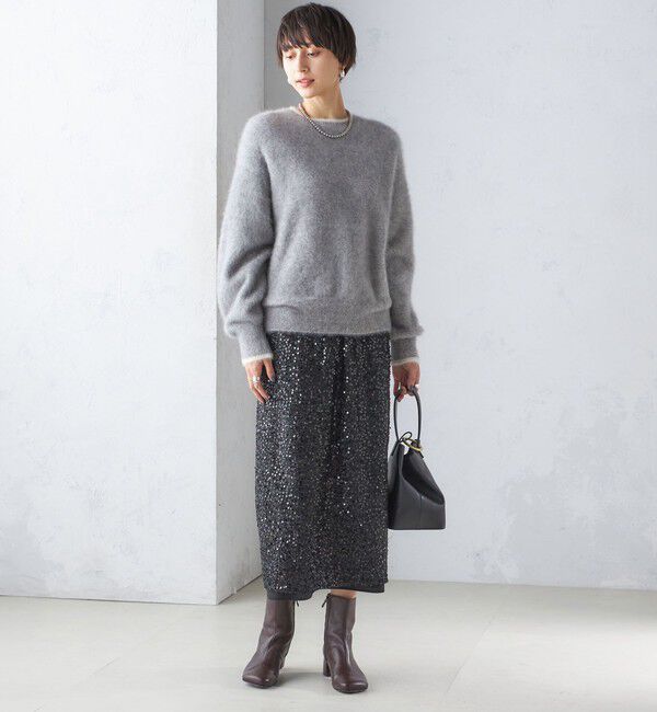 SHIPS for women「杢 FOX クルーネック プルオーバー」|ニット・セーター|