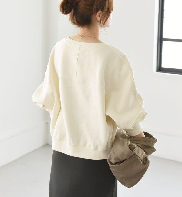 quaranciel「quaranciel:〈手洗い可能〉スパンコール刺繍 ロゴ スウェット」|スウェット・ジャージ|