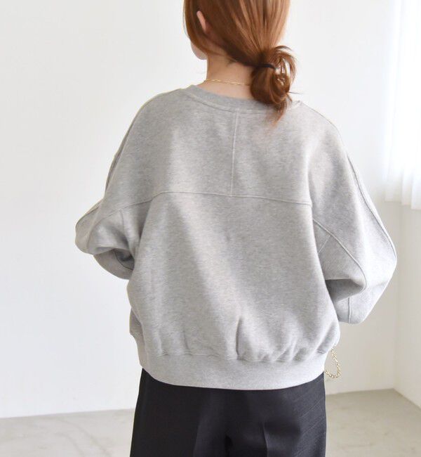 quaranciel「quaranciel:〈手洗い可能〉スパンコール刺繍 ロゴ スウェット」|スウェット・ジャージ|