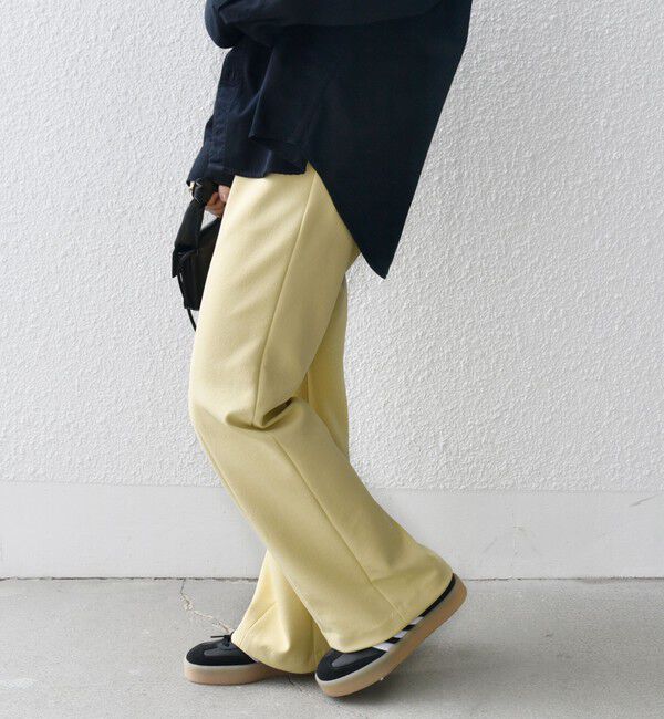 SHIPS for women「〈手洗い可能〉ストレッチ フレア パンツ」|その他|