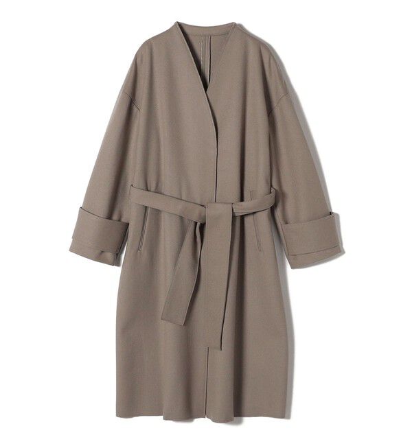 SHIPS for women「MANTECO ノーカラー コート」|ノーカラーコート|