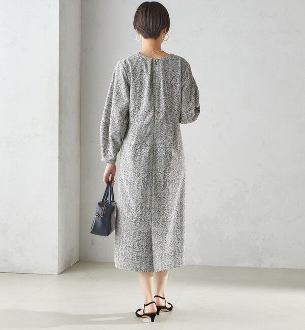 SHIPS for women「〈手洗い可能〉起毛 レース Iライン ワンピース」|ワンピース|