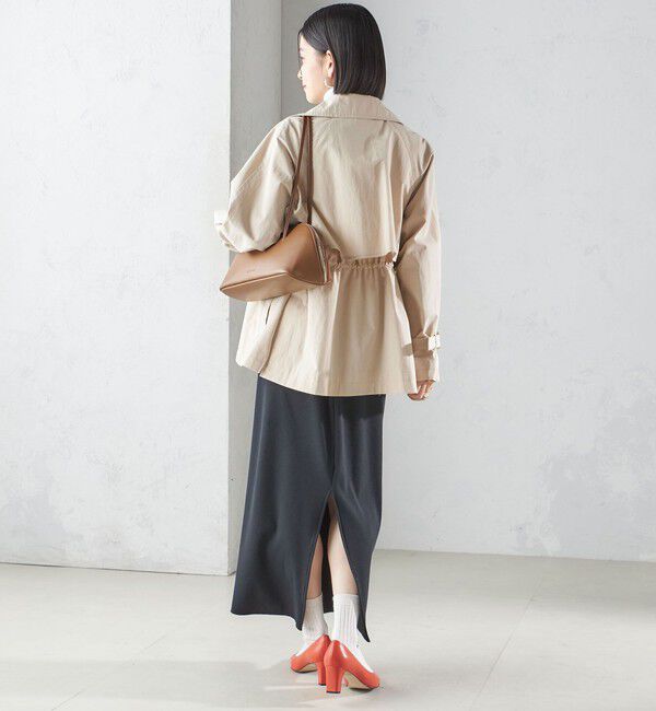 SHIPS for women「〈撥水加工〉ドロスト ショート トレンチ コート」|トレンチコート|