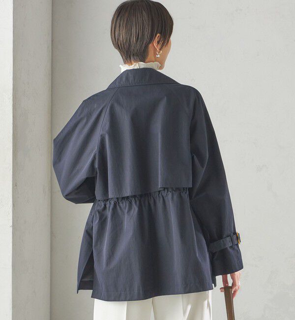 SHIPS for women「〈撥水加工〉ドロスト ショート トレンチ コート」|トレンチコート|