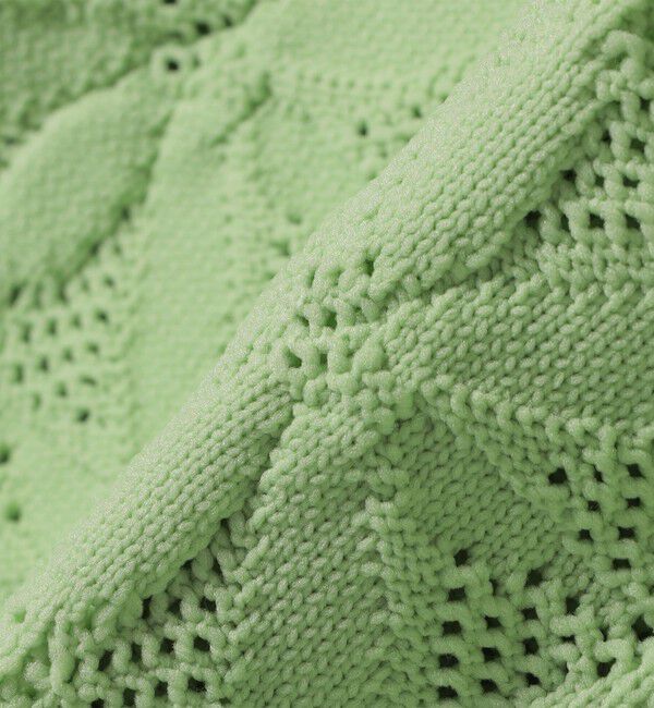 SHIPS for women「【WEB限定】〈洗濯機可能〉2WAY フラワー ジャカード ハーフ ジップ プルオーバー」|ニット・セーター|