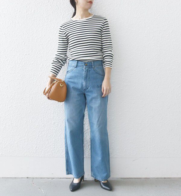 SHIPS any「【SHIPS any別注】Lee: バック レースアップ デニム パンツ 25SS」|デニム|