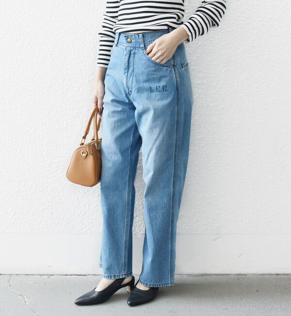 SHIPS any「【SHIPS any別注】Lee: バック レースアップ デニム パンツ 25SS」|デニム|