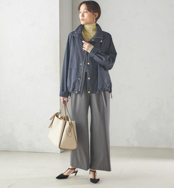 SHIPS for women「MILOS: A4 リボン パーテーション レザー トート M」|トートバッグ|