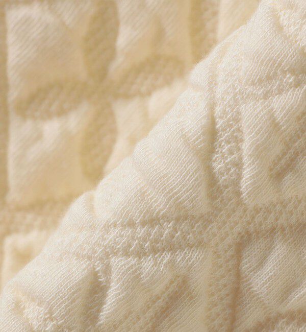 SHIPS for women「【WEB限定】〈手洗い可能〉キルティング ジャカード カーディガン」|カーディガン|