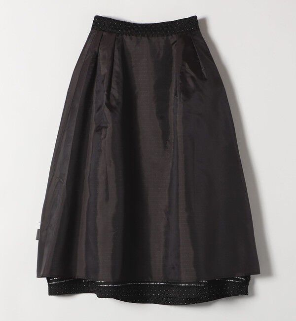 SHIPS any「SHIPS any:〈手洗い可能〉フラワー ジャカード タック スカート」|スカート|