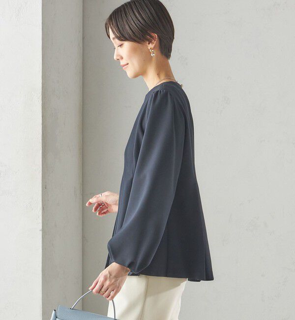 SHIPS for women「ダブル クロス ブラウス（セレモニー対応可）」|シャツ・ブラウス|