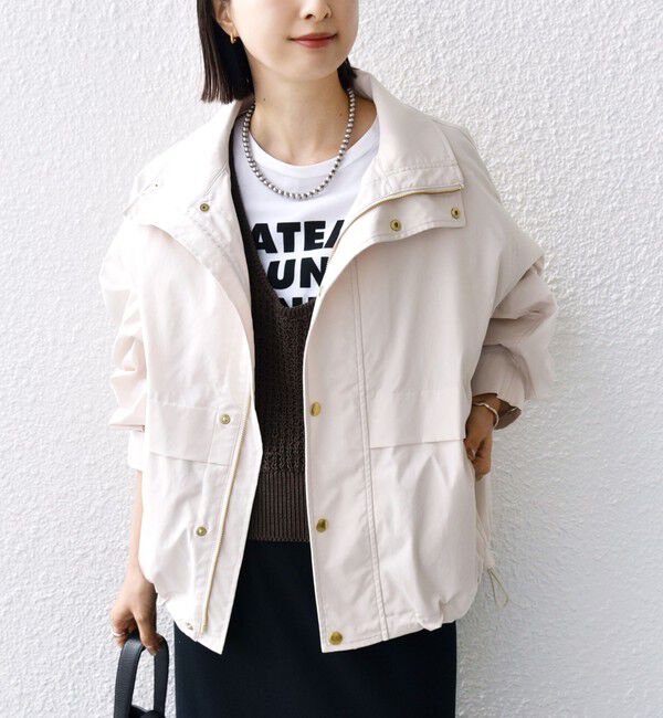 SHIPS for women「〈洗濯機可能〉LIMONTA EAST 中綿 ベスト付き ナイロン ブルゾン」|ブルゾン・スタジャン|