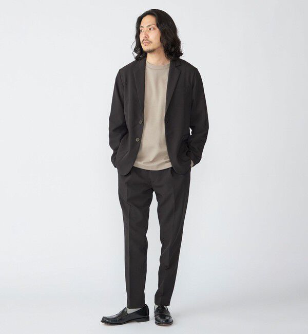 SHIPS「SHIPS:〈手洗い可能〉ダブルクロス セットアップ (ジャケット＋イージーパンツ)」|スーツ|