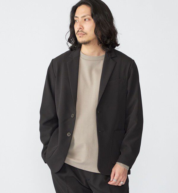 SHIPS「SHIPS:〈手洗い可能〉ダブルクロス セットアップ (ジャケット＋イージーパンツ)」|スーツ|