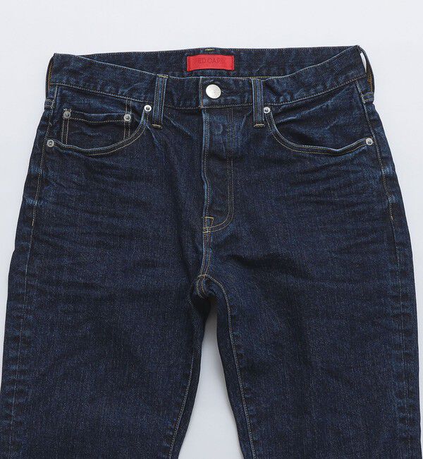 SHIPS「【SHIPS別注】RED CARD TOKYO: RHYTHM クリーンウォッシュ ジャストレングス スリムテーパードデニム」|デニム|