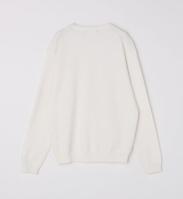 SHIPS「【WEB限定】SHIPS:〈ネックが選べる/手洗い可能〉テレワーク ビズ ワンポイント ロゴ ニット」|ニット・セーター|