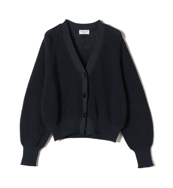 SHIPS for women「〈手洗い可能〉ペーパー ポリエステル Vネック カーディガン」|カーディガン|