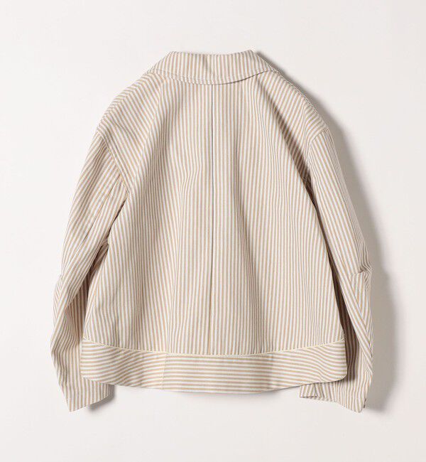 SHIPS any「SHIPS any:〈洗濯機可能〉ヒッコリー ショート テーラード ジャケット」|テーラードジャケット|