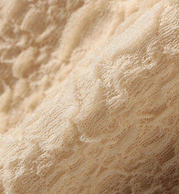 SHIPS any「《一部追加予約》SHIPS any:〈手洗い可能〉ジャカード バンピー クルーネック プルオーバー」|ニット・セーター|