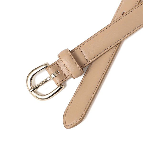 SHIPS for women「イタリアンレザー ゴールド バックル ベルト」|ベルト|