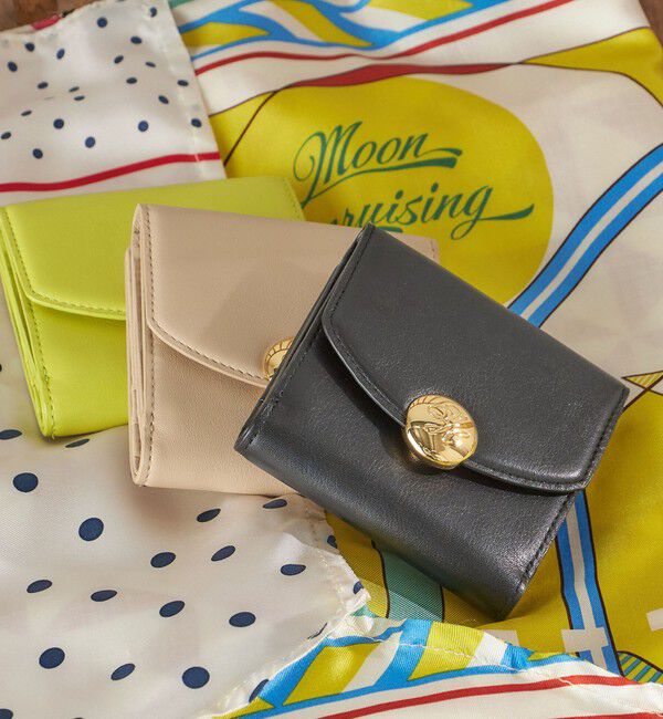 SHIPS for women「イタリアンレザー ゴールドパーツ 二つ折り 財布」|財布|