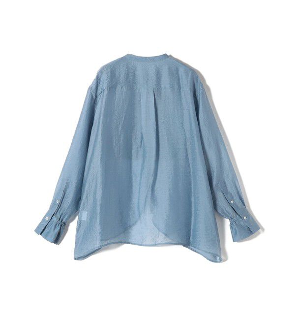 SHIPS for women「【WEB限定】〈洗濯機可能〉シアー プリーツ ヨーク パールモチーフボタン ブラウス」|シャツ・ブラウス|