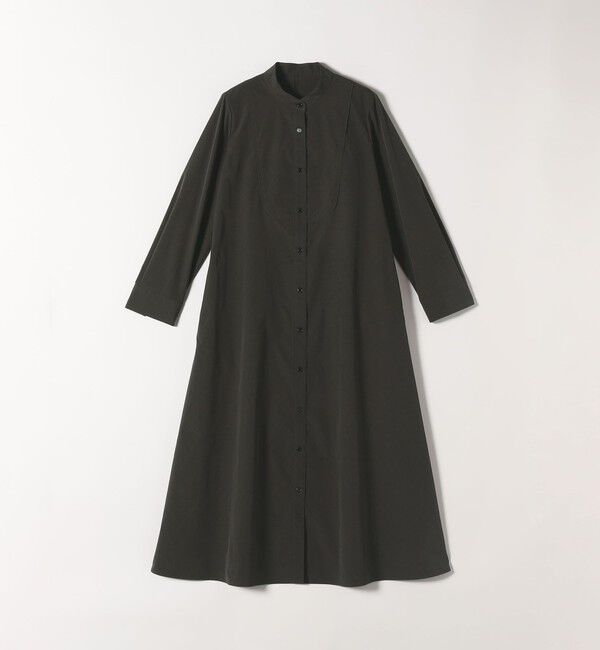 SHIPS any「SHIPS any:〈洗濯機可能〉タイプライター スタンドカラー シャツ ワンピース」|ワンピース|