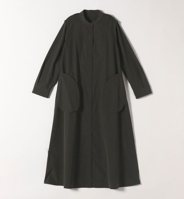 SHIPS any「SHIPS any:〈洗濯機可能〉タイプライター スタンドカラー シャツ ワンピース」|ワンピース|