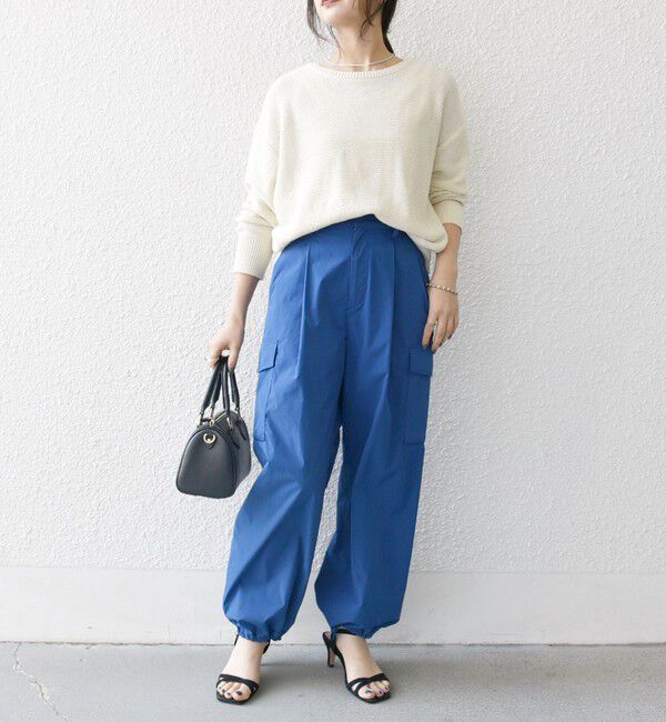 SHIPS any「SHIPS any:〈洗濯機可能〉タイプライター イージー カーゴ パンツ」|カーゴ|