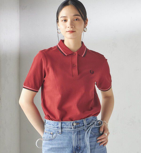 SHIPS for women「FRED PERRY:G3600 TWIN TIPPED SHIRTS」|ポロシャツ|