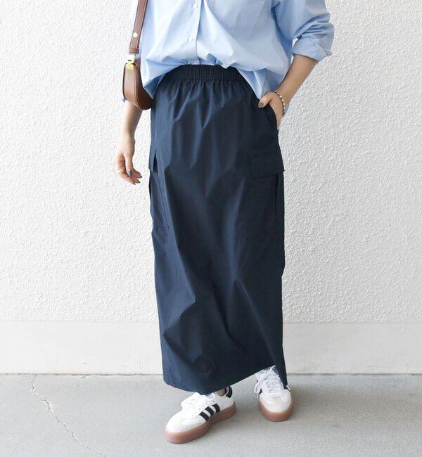 SHIPS any「SHIPS any:〈洗濯機可能〉タイプライター イージー カーゴ タイト スカート」|スカート|