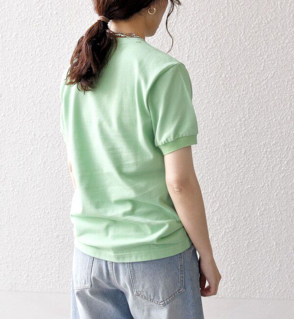 SHIPS any「《一部追加予約》【SHIPS any別注】LACOSTE:〈洗濯機可能〉PIQUE クルーネック Tシャツ 26SS」|Tシャツ・カットソー|