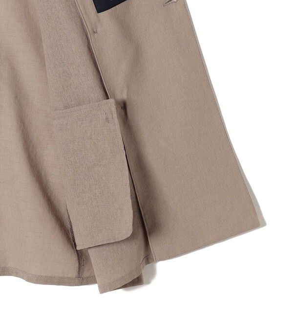 SHIPS Colors 「SHIPS Colors:〈手洗い可能〉シアー リネンライク ダブルジャケット◇」|テーラードジャケット|