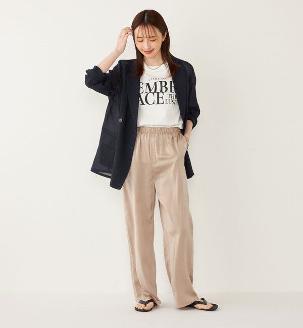 SHIPS Colors 「SHIPS Colors:〈手洗い可能〉シアー リネンライク ダブルジャケット◇」|テーラードジャケット|