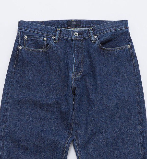 SHIPS「SHIPS: ベーシック 5ポケット ブリーチ デニム パンツ」|デニム|