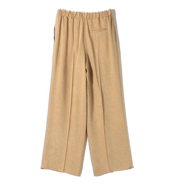 SHIPS for women「〈接触冷感/吸水速乾〉アセテート ワッシャー ウエスト デザイン パンツ」|スラックス|