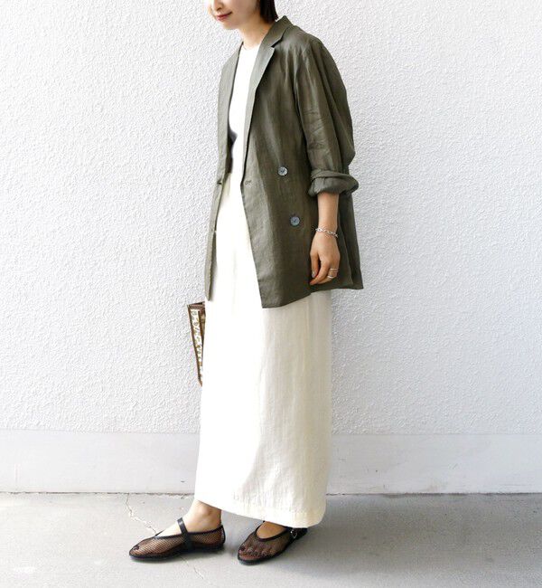 SHIPS for women「〈手洗い可能〉シアー シャイニー ウエスト ゴム ギャザー スカート」|スカート|