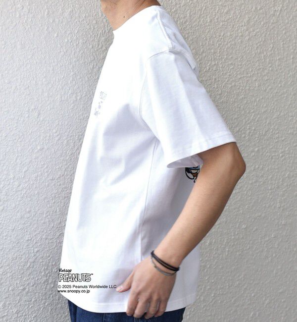 SHIPS any「SHIPS any: SNOOPY コラボ NOT THERE グラフィック バック プリント Tシャツ◇」|Tシャツ・カットソー|