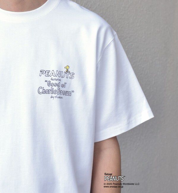 SHIPS any「SHIPS any: SNOOPY コラボ NOT THERE グラフィック バック プリント Tシャツ◇」|Tシャツ・カットソー|