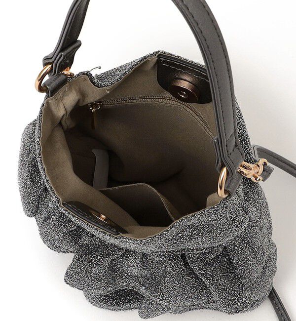 SHIPS any「SHIPS any: ラメ フリル ミニ ショルダー バッグ」|ショルダー・メッセンジャー|