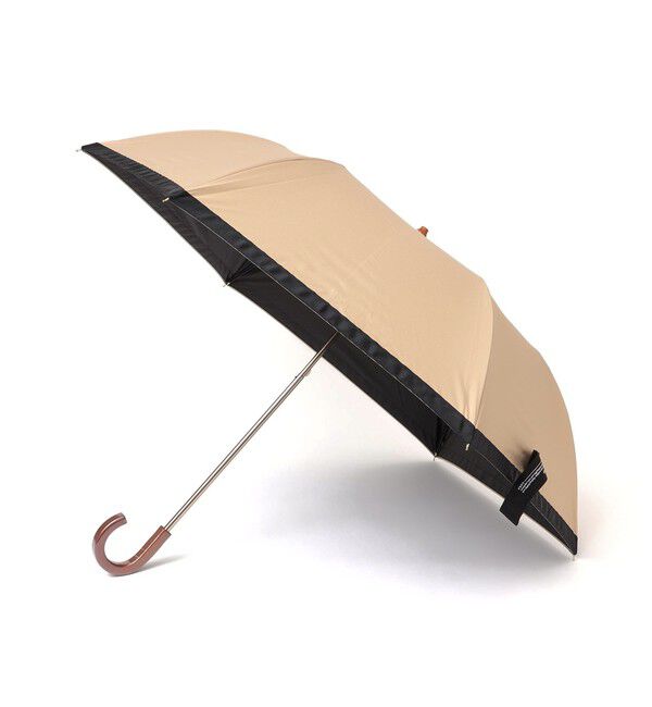 SHIPS Colors 「assa:BODYWRAP グログラン 折りたたみ傘 (晴雨兼用・親骨55cm)◇」|傘|キャメル