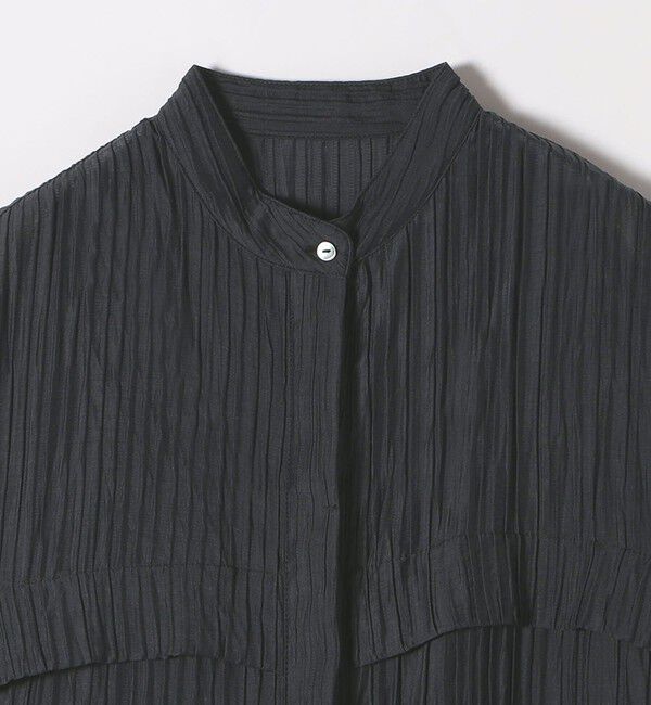 SHIPS any「SHIPS any:〈洗濯機可能〉ピンタック ジャカード シャツ ワンピース」|ワンピース|