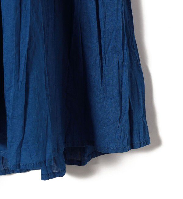 SHIPS for women「《一部追加予約》【WEB限定】〈手洗い可能〉Fanaka:クリンクル 袖 フレア ロング ワンピース」|ワンピース|