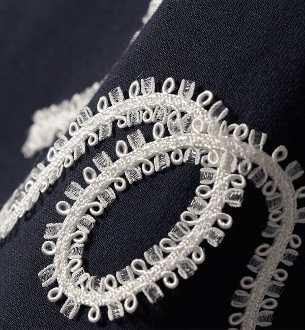 SHIPS for women「【WEB限定】ファンシー コード 刺繍 ロゴ TEE」|Tシャツ・カットソー|